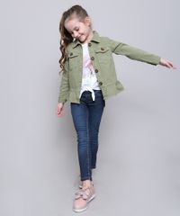 Jaqueta-de-Sarja-Infantil-com-Babado-e-Botoes-Verde-Militar-9615012-Verde_Militar_3