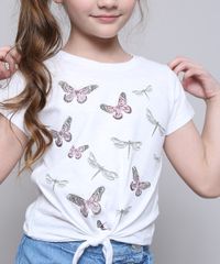 Blusa-Infantil-com-Estampa-de-Borboletas-e-No-Manga-Curta-Off-White-9616330-Off_White_4