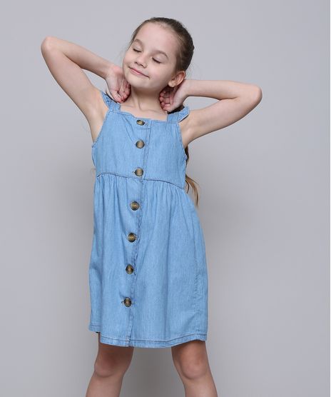 Vestido-Jeans-Infantil-com-Botoes-e-Babado-Azul-Medio-9615024-Azul_Medio_1