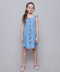Vestido-Jeans-Infantil-com-Botoes-e-Babado-Azul-Medio-9615024-Azul_Medio_3