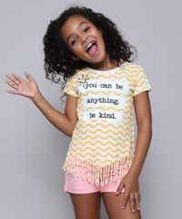 Blusa-Infantil--You-can-be-anything--Estampada-com-Franjas--Manga-Curta-Off-White-9590063-Off_White_1
