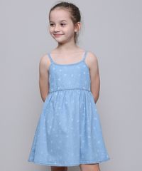 Vestido-Jeans-Infantil-Estampado-Floral-com-Botoes-Alcas-Finas--Azul-Claro-9584405-Azul_Claro_1