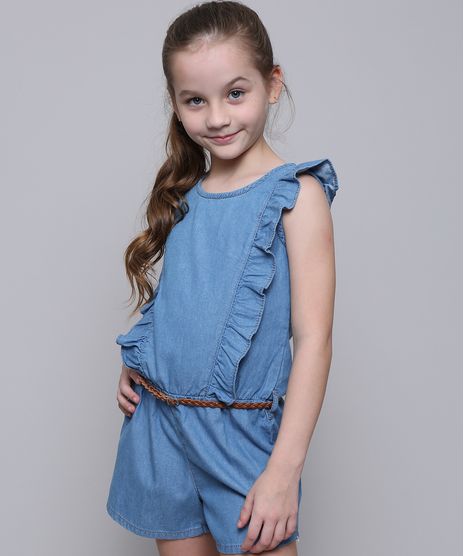 Macaquinho-Jeans-Infantil-com-Babado-e-Cinto-Azul-Claro-9583940-Azul_Claro_1