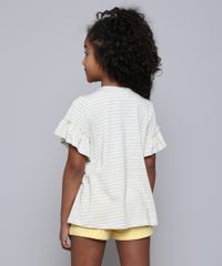 Blusa-Infantil-Listrada-com-Lurex-e-Babado-Manga-Curta-Bege-9592988-Bege_2
