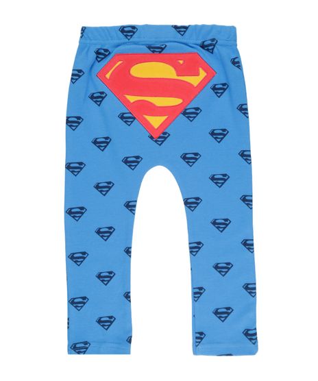Calca-Estampada-Super-Homem-em-Algodao---Sustentavel-Azul-8462079-Azul_1