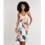 Vestido-Feminino-Curto-Estampado-de-Folhagens-Alca-Fina-Bege-9610362-Bege_1