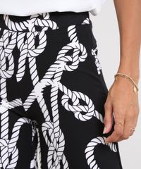Calca-Pantacourt-Feminina-Estampada-de-Corda-Preta-9539465-Preto_4