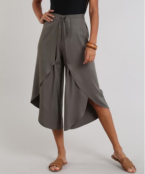 Calca-Feminina-Pantacourt-com-Transpasse-Verde-Militar-9569824-Verde_Militar_1