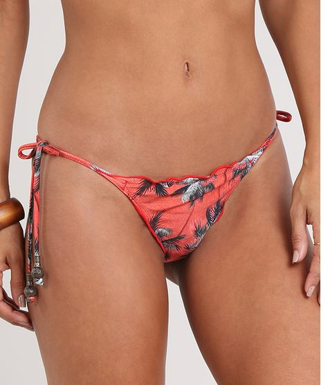 Biquini-Calcinha-Tanga-Levanta-Bumbum-Estampado-de-Coqueiros-com-Protecao-UV50--Cobre-9566650-Cobre_1
