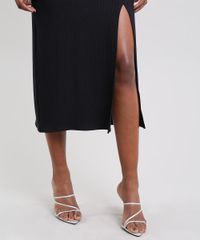 Vestido-Feminino-Mindset-Midi-Canelado-com-Fenda-Manga-Curta-Gola-Alta-Preto-9683309-Preto_4