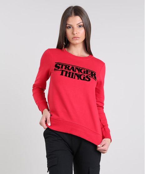 Blusao-Feminino-Stranger-Things-em-Moletom--Vermelho-9627774-Vermelho_1