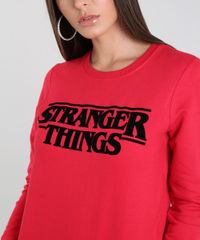Blusao-Feminino-Stranger-Things-em-Moletom--Vermelho-9627774-Vermelho_4