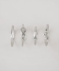 Kit-de-4-Aneis-Femininos-Folheados-Prateado-9219665-Prateado_3