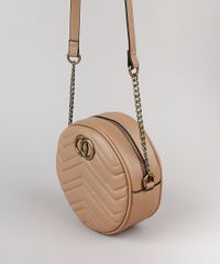 Bolsa-Feminina-Transversal-Pequena-Redonda-com-Matelasse-Bege-9484883-Bege_3