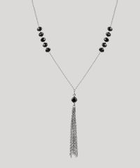 Colar-Feminino-Folheado-Longo-com-Tassel-de-Corrente-Grafite-9544849-Grafite_1