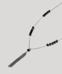 Colar-Feminino-Folheado-Longo-com-Tassel-de-Corrente-Grafite-9544849-Grafite_3