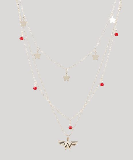 Kit-de-3-Colares-Femininos-Mulher-Maravilha-com-Pingentes-Dourado-9544874-Dourado_1