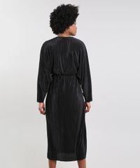 Vestido-Feminino-Mindset-Midi-Plissado-Acetinado-Manga-Longa-Preto-9652843-Preto_2