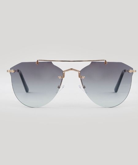 Oculos-de-Sol-Redondo-Feminino-Oneself-Cinza-9671599-Cinza_1