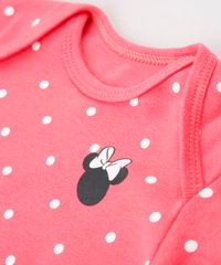 Body-Infantil-Minnie-Estampado-de-Poa-Manga-Curta-Coral-9601972-Coral_4
