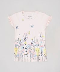 Blusa-Infantil-Flores-com-Glitter-Manga-Curta-Rosa-Claro-9610874-Rosa_Claro_1