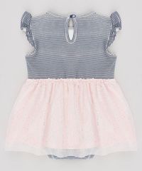 Body-Saia-Infantil-Listrado-com-Recorte-em-Tule-Manga-Curta-Decote-Redondo-Off-White-9615766-Off_White_2