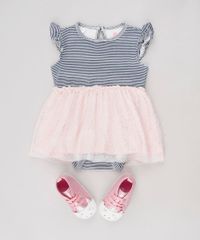 Body-Saia-Infantil-Listrado-com-Recorte-em-Tule-Manga-Curta-Decote-Redondo-Off-White-9615766-Off_White_3