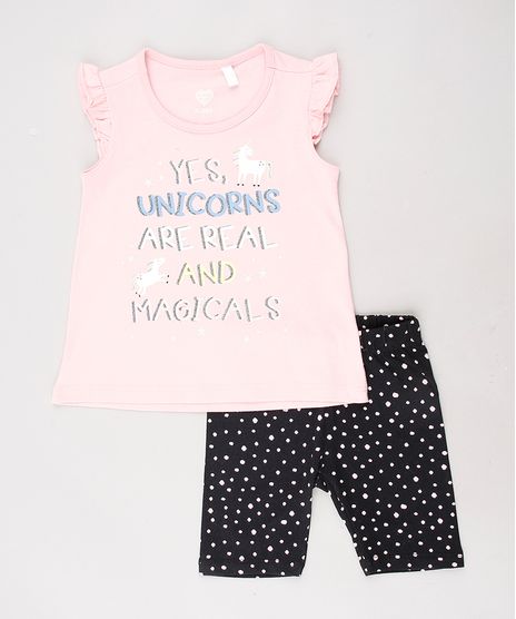 Conjunto-Infantil-de-Regata-com-Babado-Rosa-Claro---Bermuda-Estampada-de-Poa-Preta-9557594-Preto_1