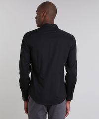 Camisa-Masculina-Slim-Basica-Manga-Longa-Preta-9521525-Preto_2