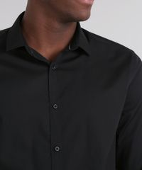 Camisa-Masculina-Slim-Basica-Manga-Longa-Preta-9521525-Preto_4