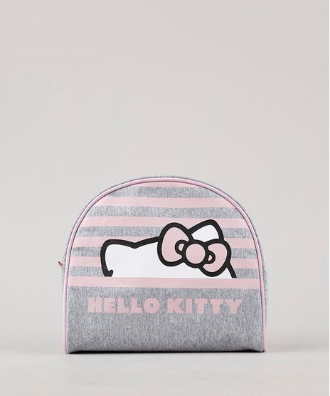 Necessaire-Feminina-Hello-Kitty-Cinza-Mescla-9643015-Cinza_Mescla_1