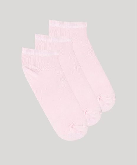 Kit-de-3-Meias-Infantis-Soquete-Rosa-Claro-9044801-Rosa_Claro_1