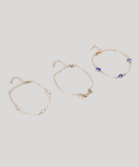 Kit-de-3-Pulseiras-Femininas-Folheadas-Dourado-9534517-Dourado_1