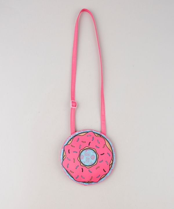 Bolsa Infantil Donut Redonda Pink Único