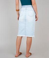 Saia-Jeans-Lapis-Feminina-com-Cinto-e-Fenda-Azul-Claro-9573593-Azul_Claro_2