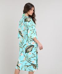 Kimono-Feminino-Longo-Estampado-Floral-Com-Fendas-Verde-Agua-9585173-Verde_Agua_2