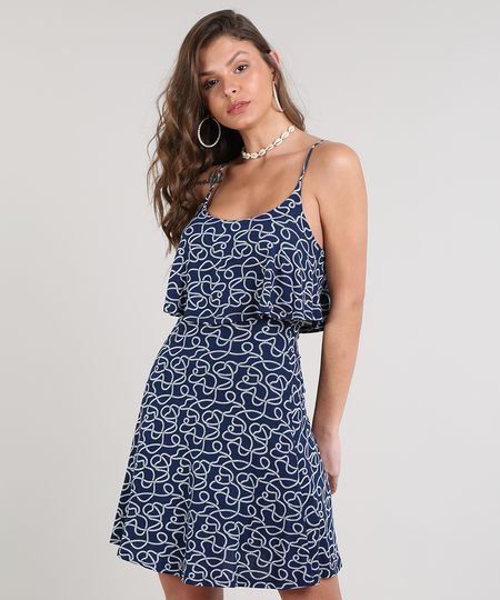 Vestido-Feminino-Curto-Evase-Estampado-Cordas-Alcas-Finas-Azul-Escuro-9636062-Azul_Escuro_1