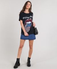 Blusa-Feminina-The-Rolling-Stones-Manga-Curta-Decote-Redondo-Preto-9642078-Preto_3