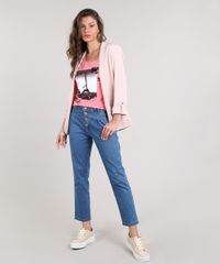 Blusa-Feminina--Paris--Manga-Curta-Decote-Redondo-Rosa-9615402-Rosa_3