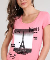 Blusa-Feminina--Paris--Manga-Curta-Decote-Redondo-Rosa-9615402-Rosa_4