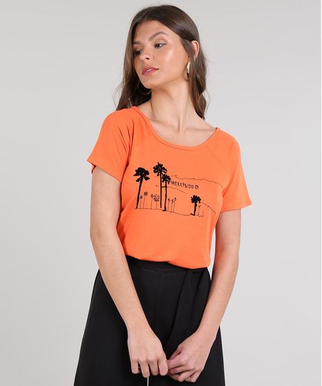 Blusa-Feminina-Hollywood-Manga-Curta-Decote-Redondo-Laranja-9641788-Laranja_1