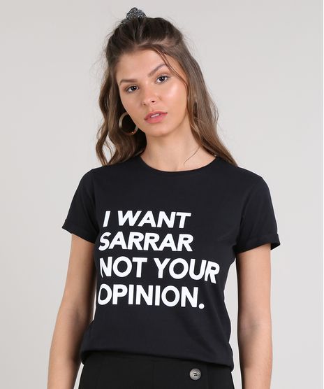 Blusa-Feminina--I-Want-Sarrar--Manga-Curta-Decote-Redondo-Preta-9620158-Preto_1