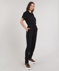 Macacao-Feminino-Com-Bolsos-Manga-Curta-Preto-9578559-Preto_1