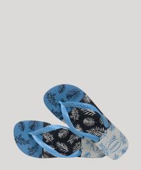 Chinelo-Havaianas-Masculino-Estampado-de-Folhagens-Azul-9330057-Azul_4