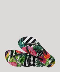 Chinelo-Feminino-Havaianas-Slim-Listrado-com-Flores-Preto-9271085-Preto_4