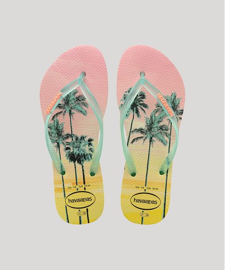 Chinelo-Feminino-Havaianas-Estampado-de-Coqueiros-Amarelo-Claro-9271089-Amarelo_Claro_1