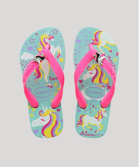 Chinelo-Infantil-Havaianas-Estampado-de-Unicornio-Verde-Claro-9250431-Verde_Claro_1
