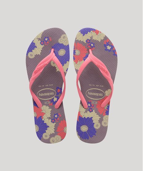 Chinelo-Feminino-Havaianas-com-Estampa-Floral-Roxa-9598732-Roxo_1