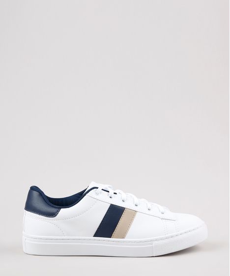 tenis branco masculino c&a