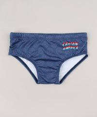 Sunga-Infantil-Estampada-Capitao-America-com-Protecao-UV50--Azul-Escuro-9630797-Azul_Escuro_1